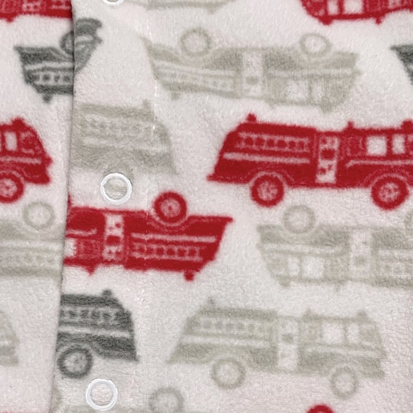 Carter’s Fleece Fire Engine Pajama - Picture 3 of 3